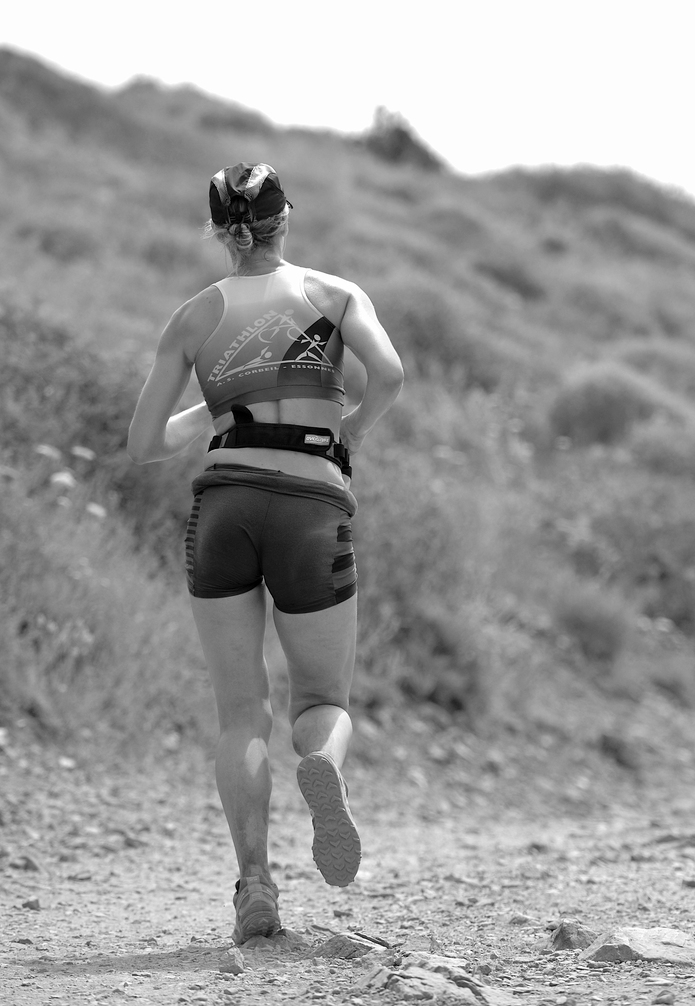 Le Trail Napoléon en noir et blanc.
