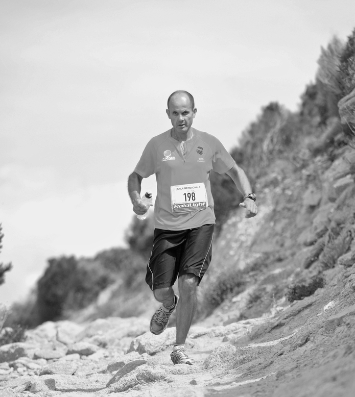 Le Trail Napoléon en noir et blanc.