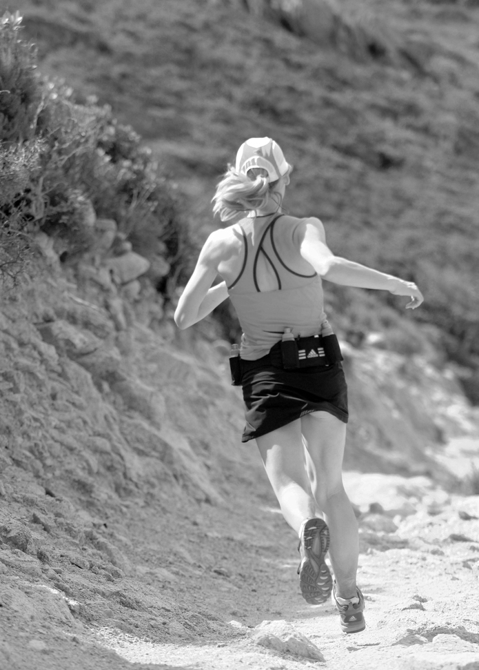 Le Trail Napoléon en noir et blanc.