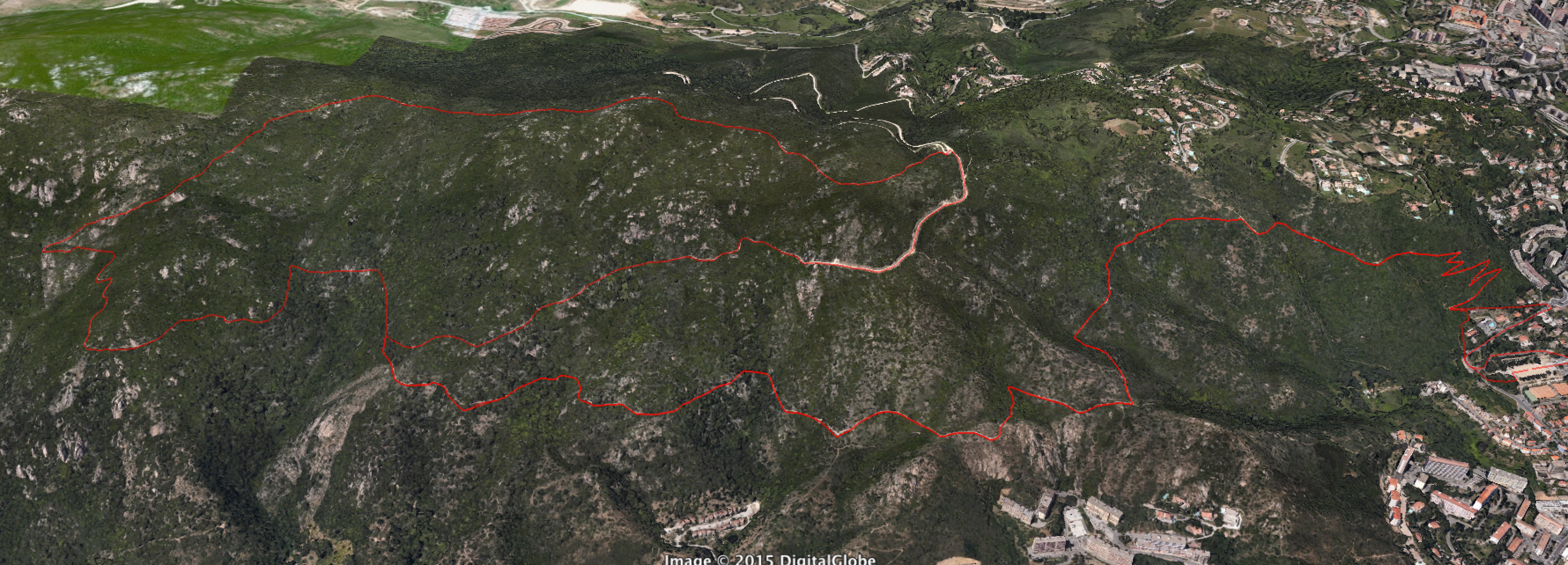 Survol du parcours du trail des aiglons (16km)
